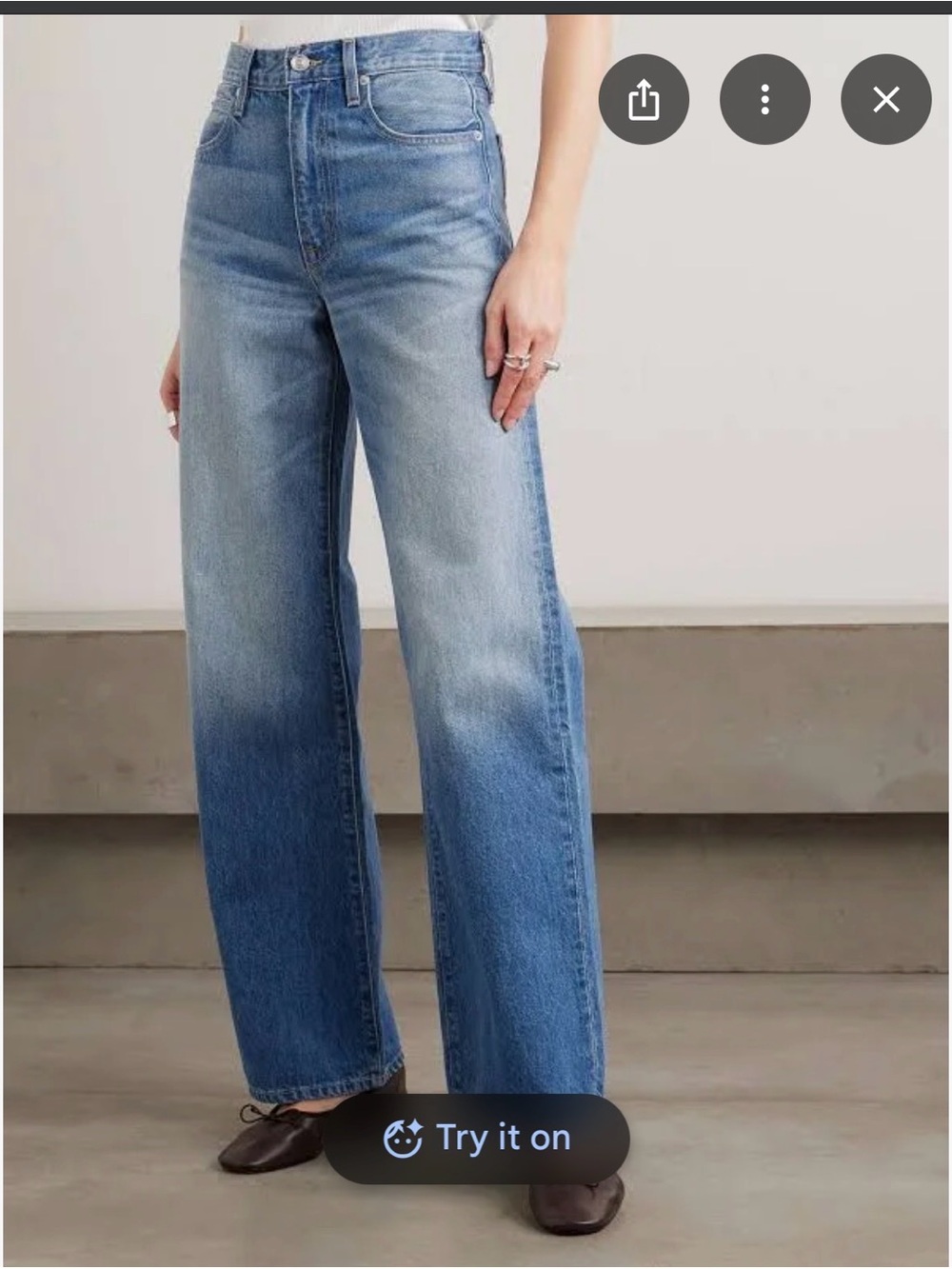 Silverlake wide leg jeans